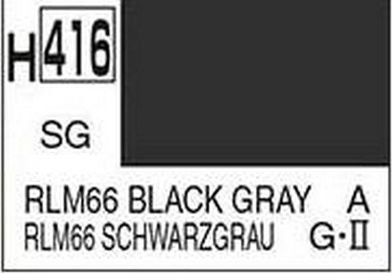 Gunze H416 Mr. Hobby Aqueous RLM 66 Black Grey - Hobby City NZ