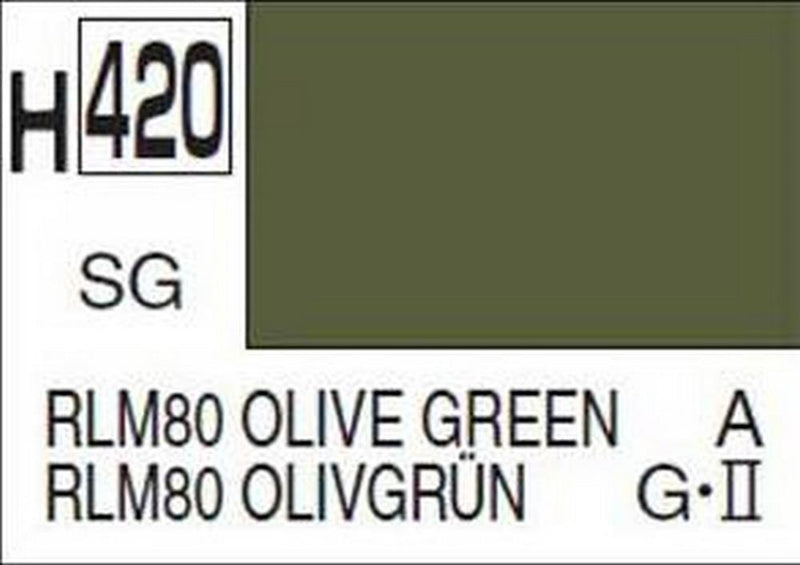 Gunze H420 Mr. Hobby Aqueous RLM 80 Olive Green