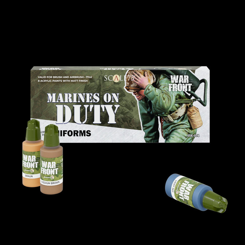 Scale 75 SSE-074 Warfront Marines On Duty Paint Set