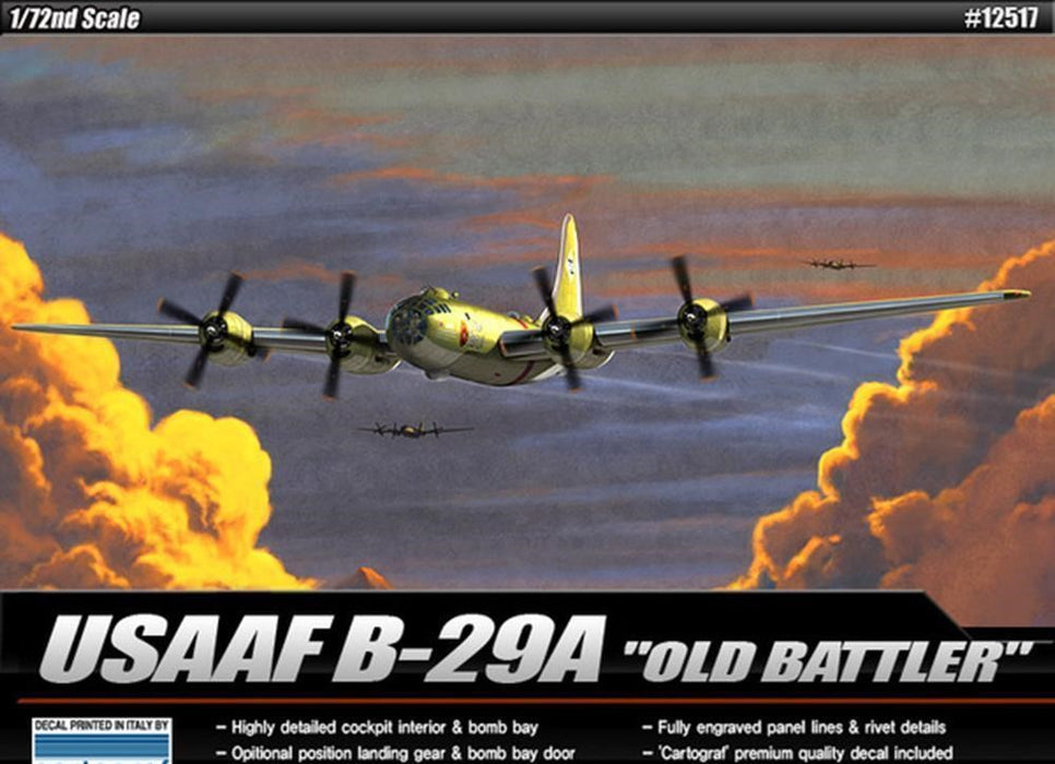 Academy 12517 1/72 USAAF B-29A "OLD BATTLER" - Hobby City NZ (8294588088557)