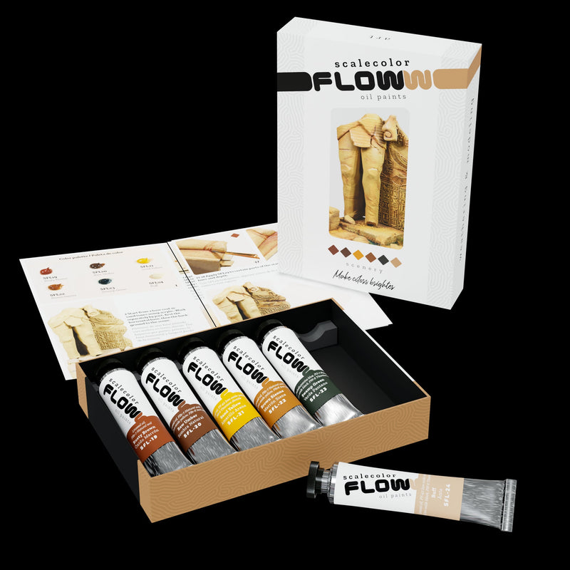Scale 75 SFLOW-004 Scalecolor Floww Scenery Paint Set