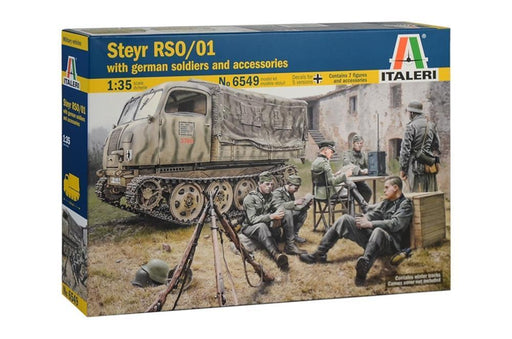 Italeri 1/35 6549 Steyr Rso/01 With German Soldiers (8219028422893)