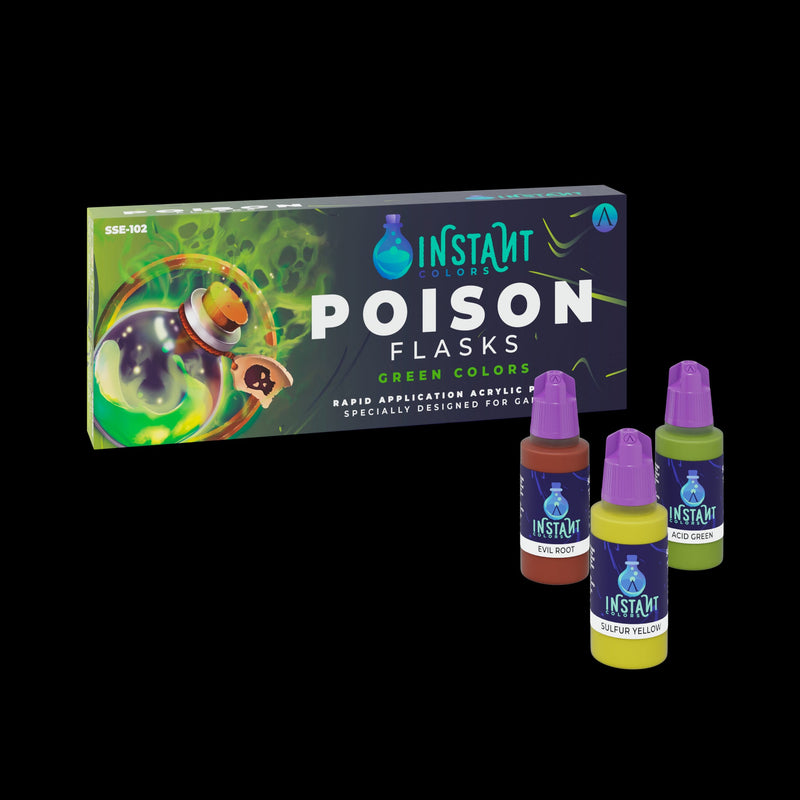 Scale 75 SSE-102 Instant Colors Poison Flasks Paint Set