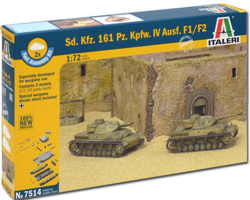 Italeri 1/72 7514 Sd. Kfz 161 Pz.Kpfw. Iv F1/F2 (8219028455661)