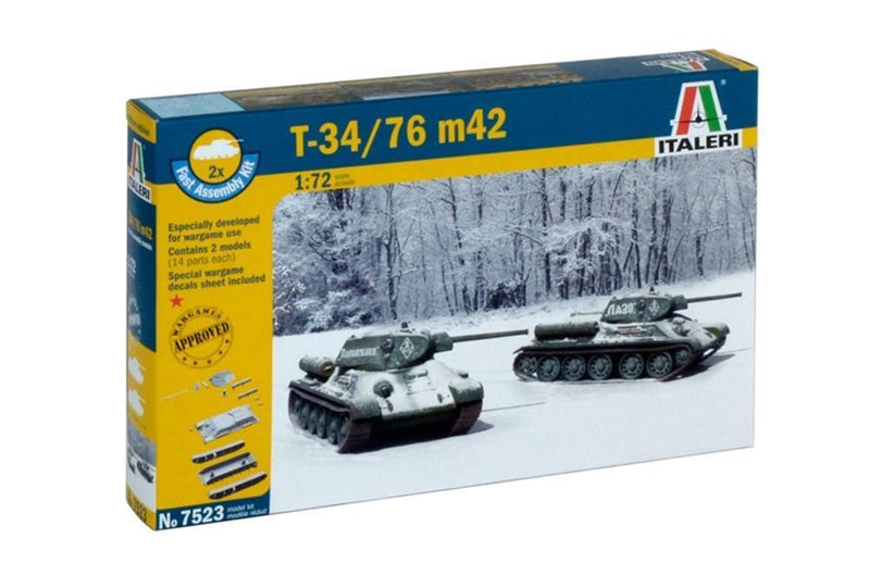 Italeri 7523 1/72 T34/76 MOD.42 FAST ASSY