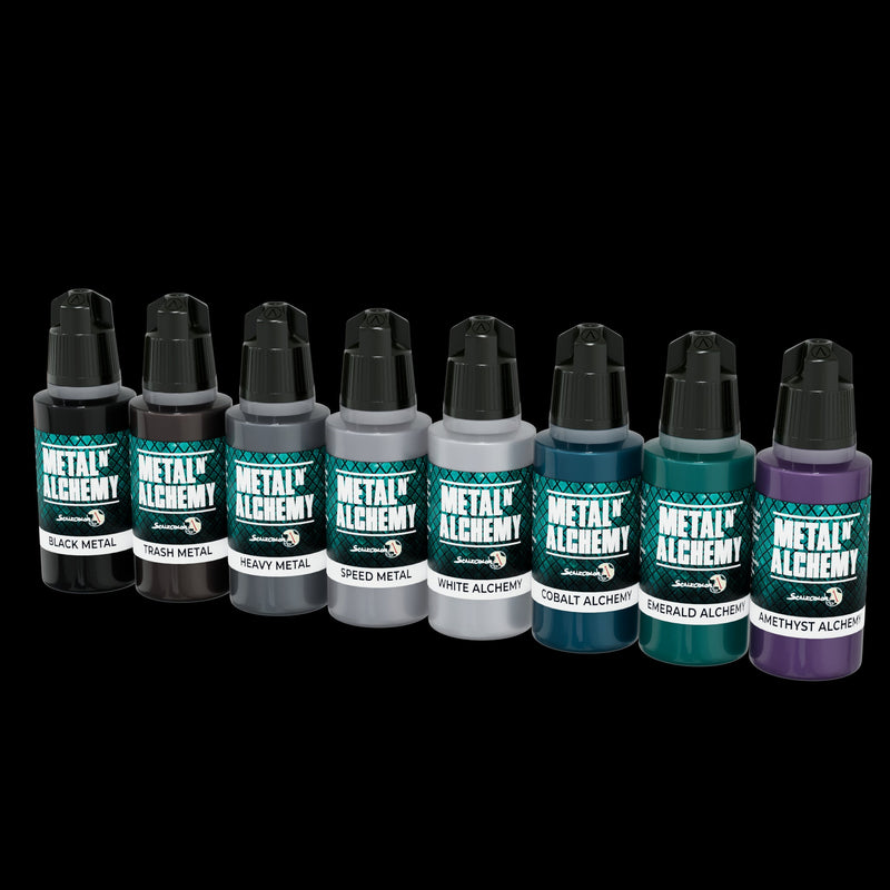 Scale 75 SSE-009 Scalecolor Metal n Alchemy Steel Paint Set