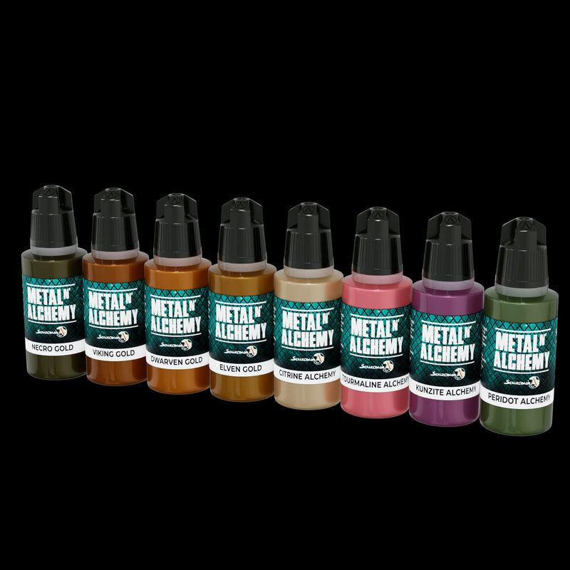 Scale 75 SSE-010 Scalecolor Metal n Alchemy Golden Paint Set