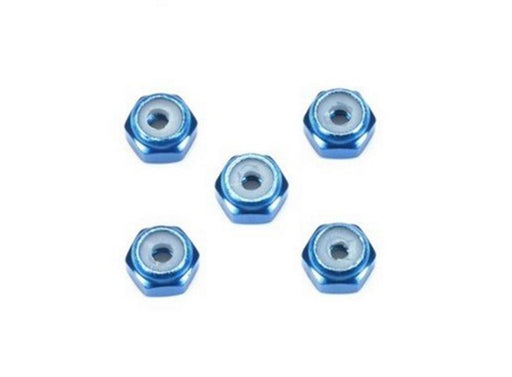 Tamiya 15500 2mm Alu. Lock Nut Blue*5 - Hobby City NZ (7927185932525)