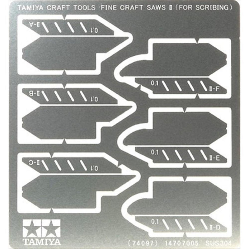 Tamiya 74097 Fine Craft Saws II (Scribing)