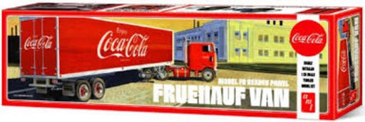 AMT 1109 1/25 Fruehauf Beaded Van Semi Trailer (Coca- Cola) (8144079683821)