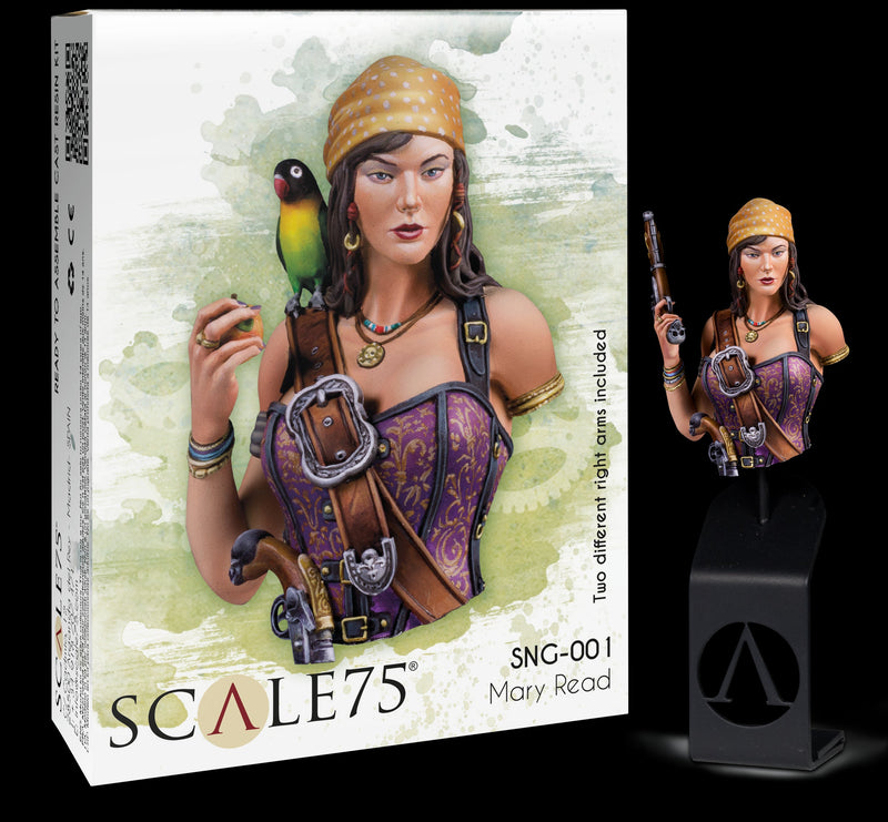 Scale 75 SNG-001 Busts Naughty Gears Mary Read 1:12