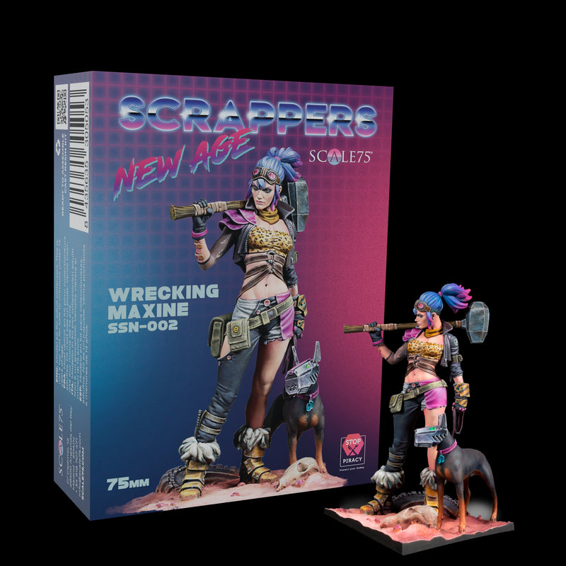 Scale 75 SSN-002 Busts New Age Scrappers Wrecking Maxine 75mm