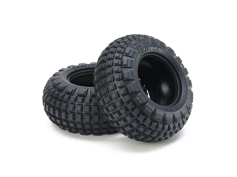 Tamiya 54953 ST Block Front Bubble Tires (Soft/2pcs.) Hop-Up Options no.1953