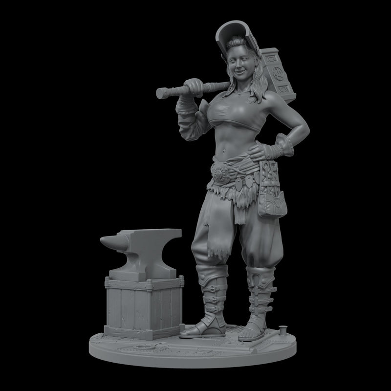 Scale 75 SWS-007 Figures Steampunk Wargames Helga Blitzhammer 35mm