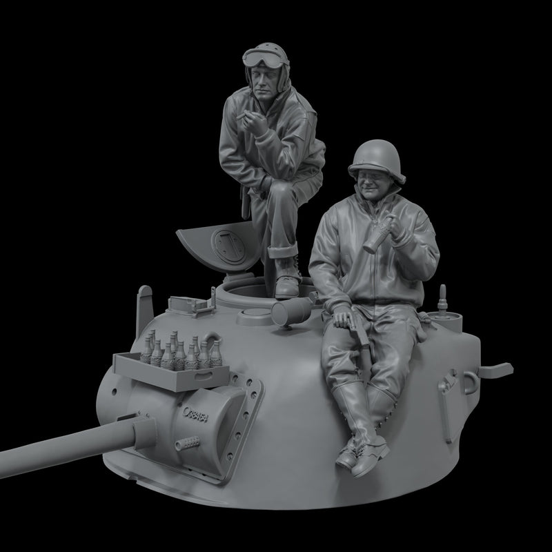 Scale 75 SW35-027 Figures Warfront Tank & Coke 35mm