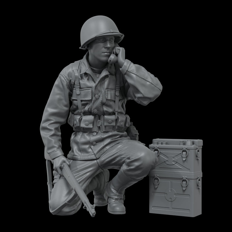 Scale 75 SW35-047 Figures Warfront Radio Operator Us Armored Infantry 35mm