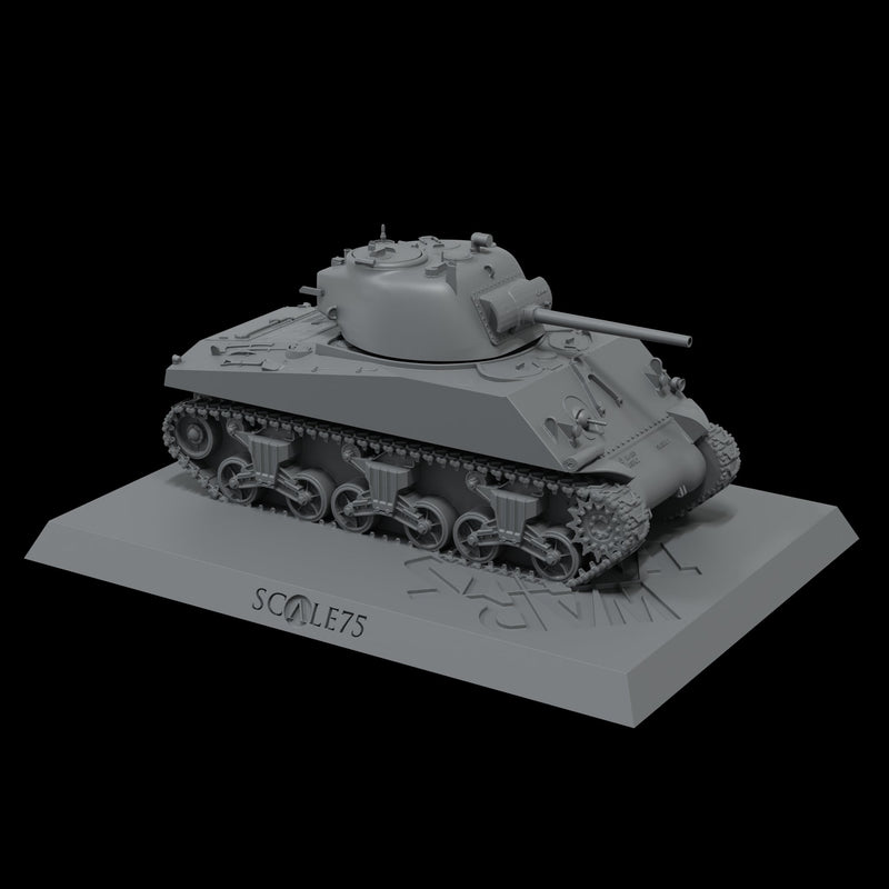 Scale 75 SWT-002 Figures War Tanks Sherman M4A3 1:100