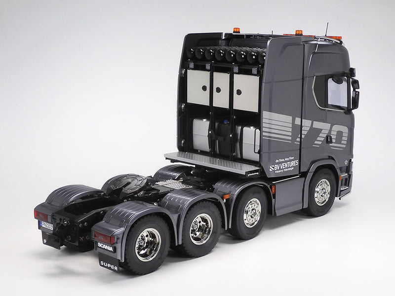 Tamiya 56376 1/14 SCANIA 8x4/4 (GUN METAL) (8941175603437)