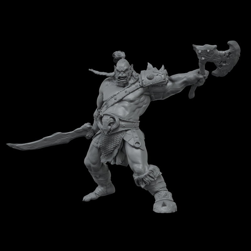 Scale 75 SWF-001 Figures Fantasy Wargames Shargh Orc Champion 35mm