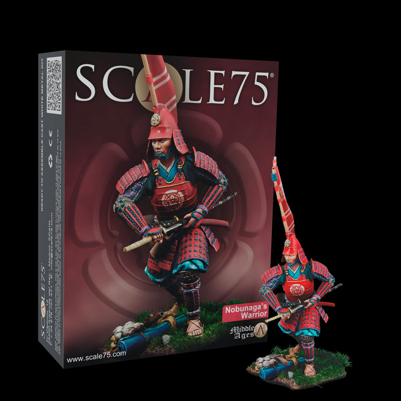 Scale 75 SCM-008 Figures Middle Age Nobunaga Warrior 75mm