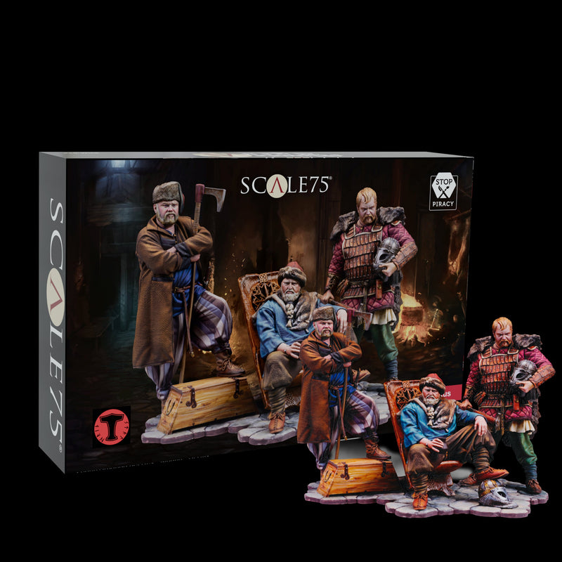 Scale 75 SCM-014 Figures Middle Age Viking Rus 75mm