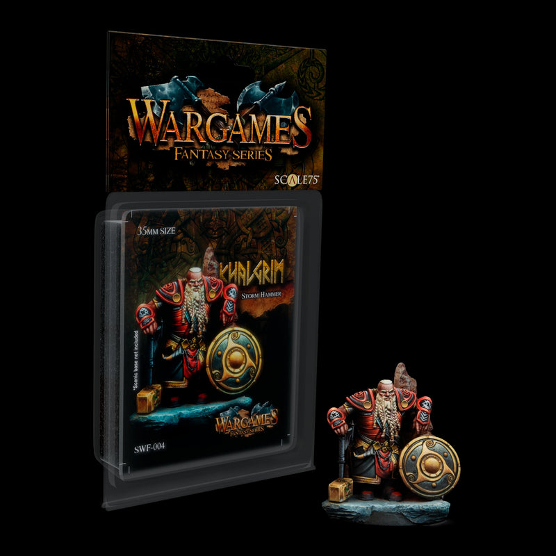 Scale 75 SWF-004 Figures Fantasy Wargames Kalgrin Storm Hammer 35mm