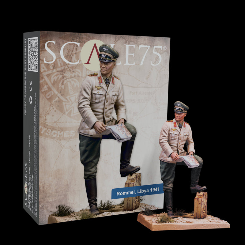 Scale 75 SCW-011 Figures World At War Rommel Lybia 1941  75mm
