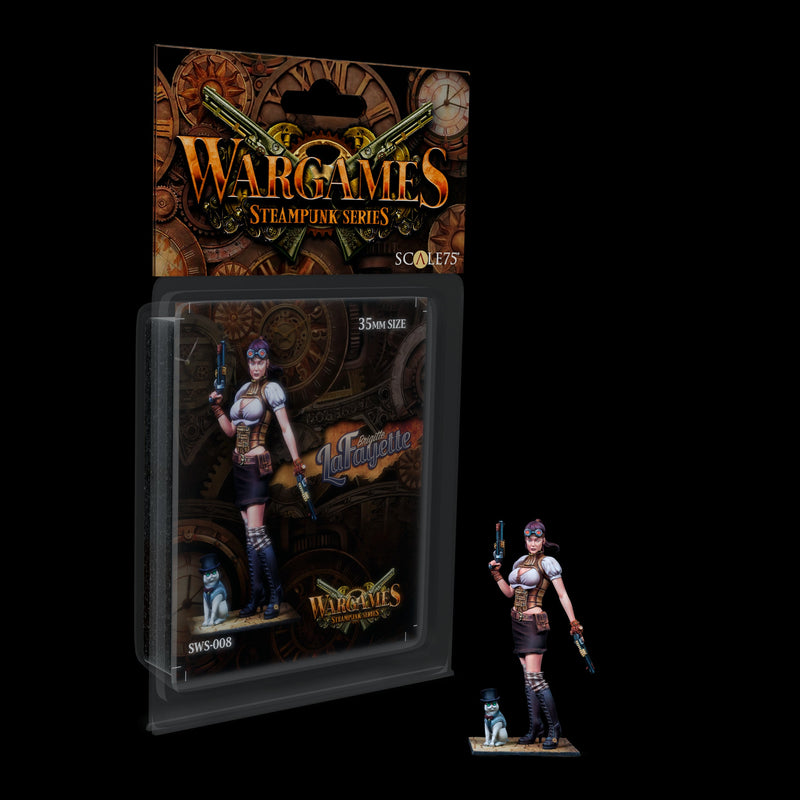 Scale 75 SWS-008 Figures Steampunk Wargames Brigitte Lafayette 35mm