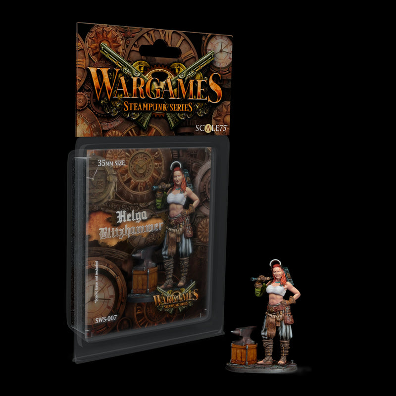 Scale 75 SWS-007 Figures Steampunk Wargames Helga Blitzhammer 35mm