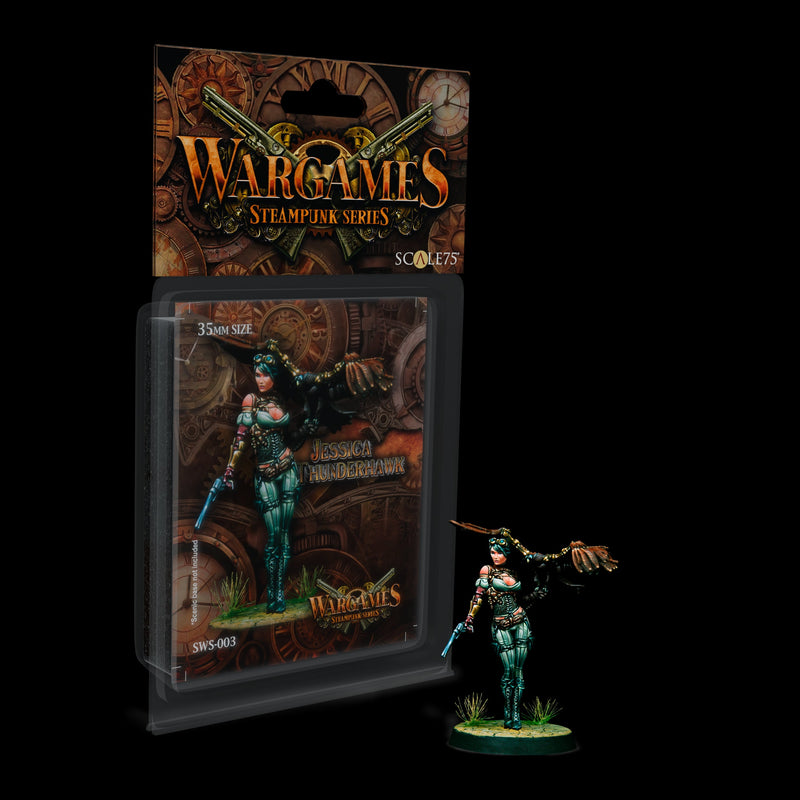 Scale 75 SWS-003 Figures Steampunk Wargames Jessica Thunderhawk 35mm