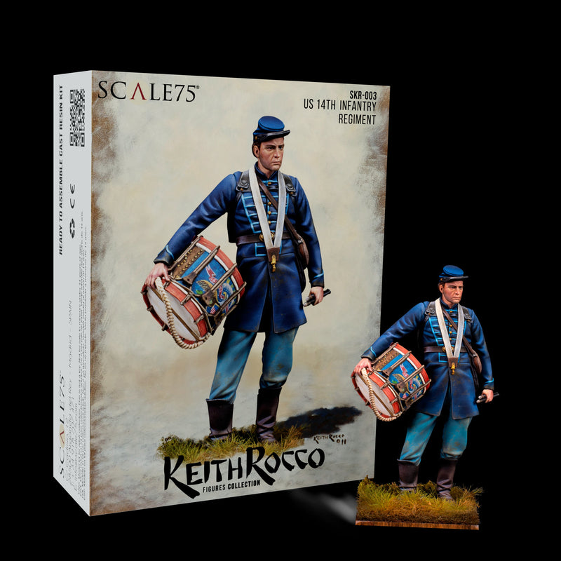 Scale 75 SKR-003 Figures Keith Rocco Us 14Th Infantry Regiment 75mm