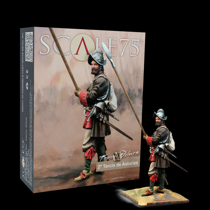 Scale 75 SFD-001 Figures Ferrer Dalmau Tercio De Asturias 1:12
