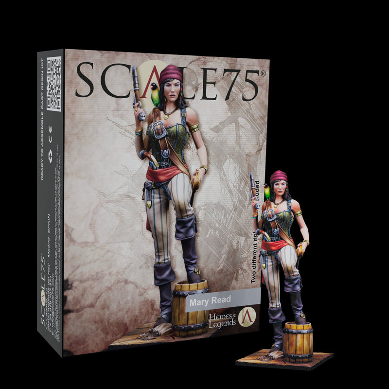 Scale 75 SCH-011 Figures Heroes and Legends Mary Read 75mm