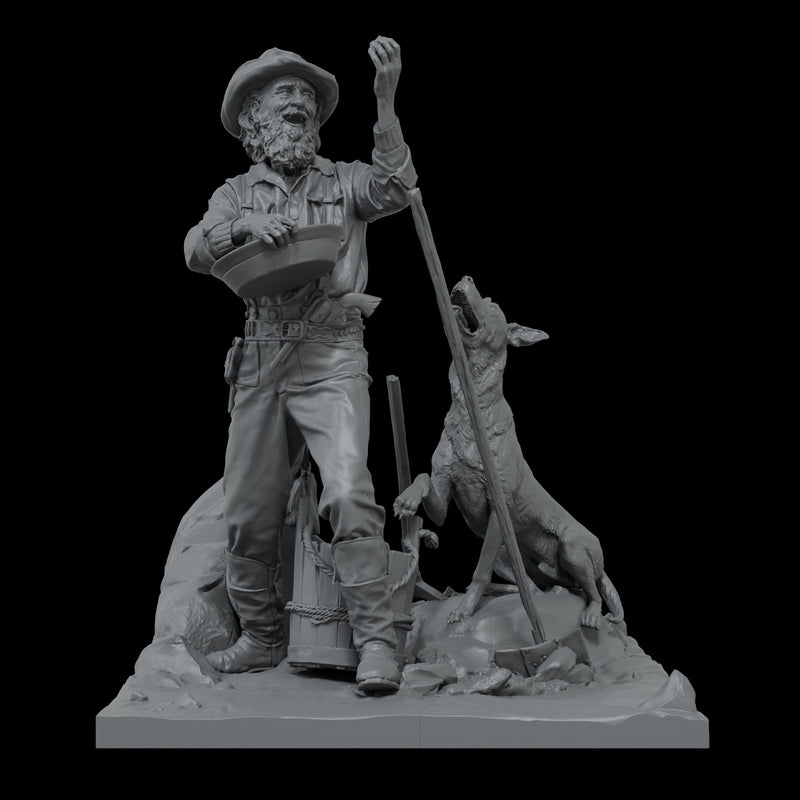 Scale 75 SPS-007 Figures Platinum Gold Rush California 1849  75mm