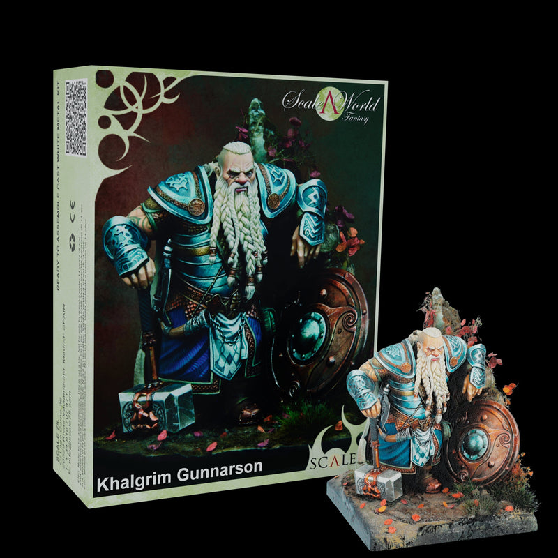 Scale 75 SCF-007 Figures Scale World Fantasy Khalgrim Gunnarson 75mm