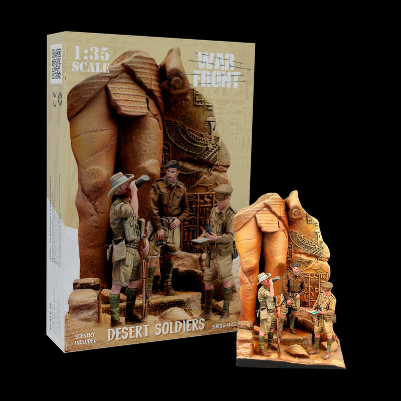 Scale 75 SW35-045 Figures Warfront Desert Rats 35mm