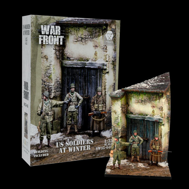 Scale 75 SW35-046 Figures Warfront Us Soldiers At Winter 35mm
