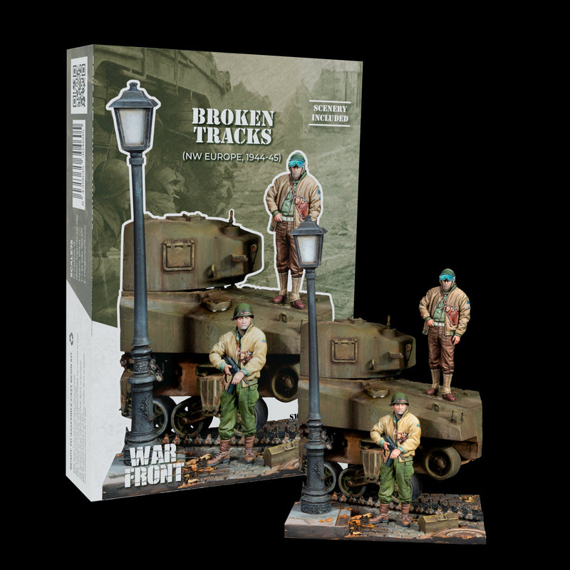 Scale 75 SW35-054 Figures Warfront Brocken Tracks (Nw Europe 1944-45) 35mm