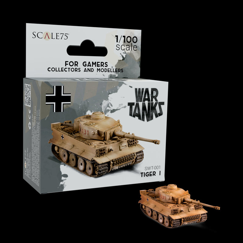 Scale 75 SWT-001 Figures War Tanks Tiger I 1:100