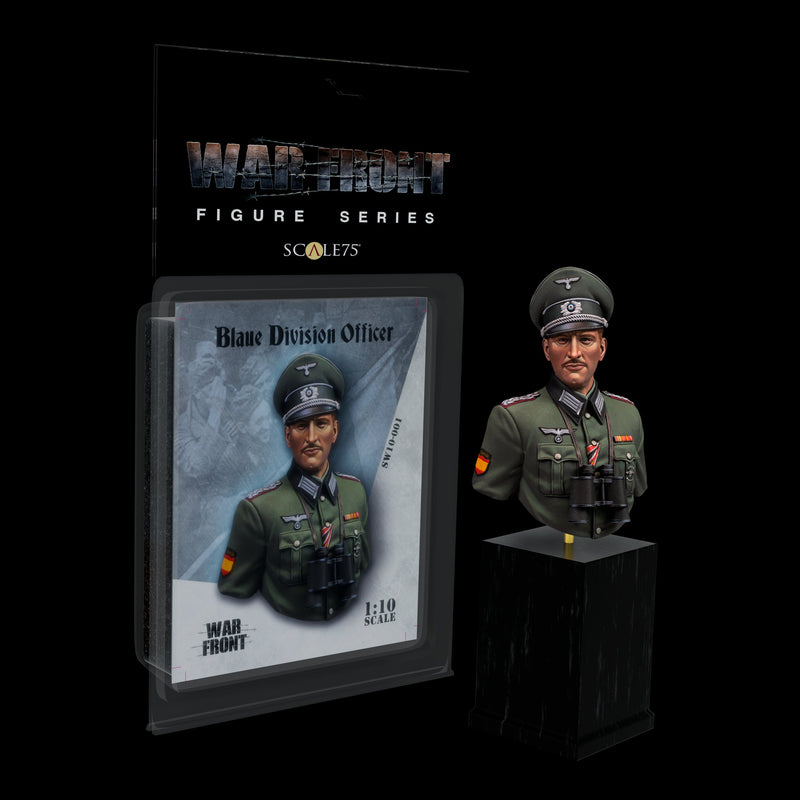 Scale 75 SW10-001 Busts Warfront Blaue Division Officer 1:10