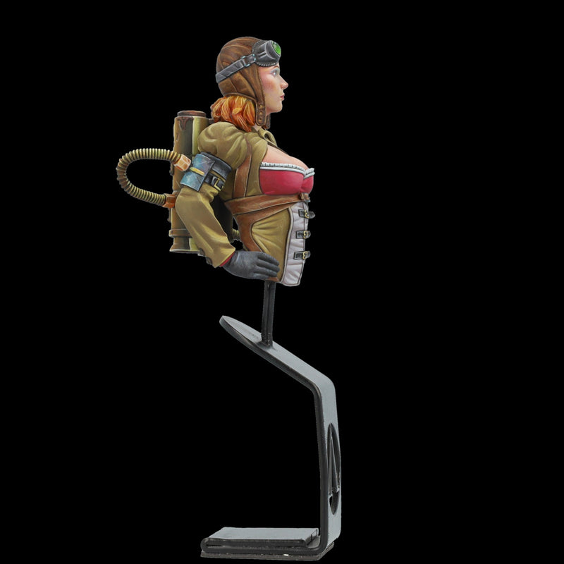 Scale 75 SNG-008 Busts Naughty Gears Captain Amelia Steam 1:12