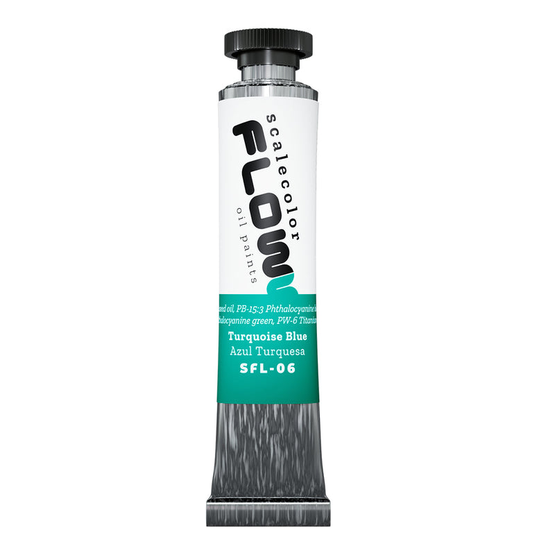 Scale 75 SFL-06 Scalecolour Floww Turquoise Blue 20ml — Hobby City NZ