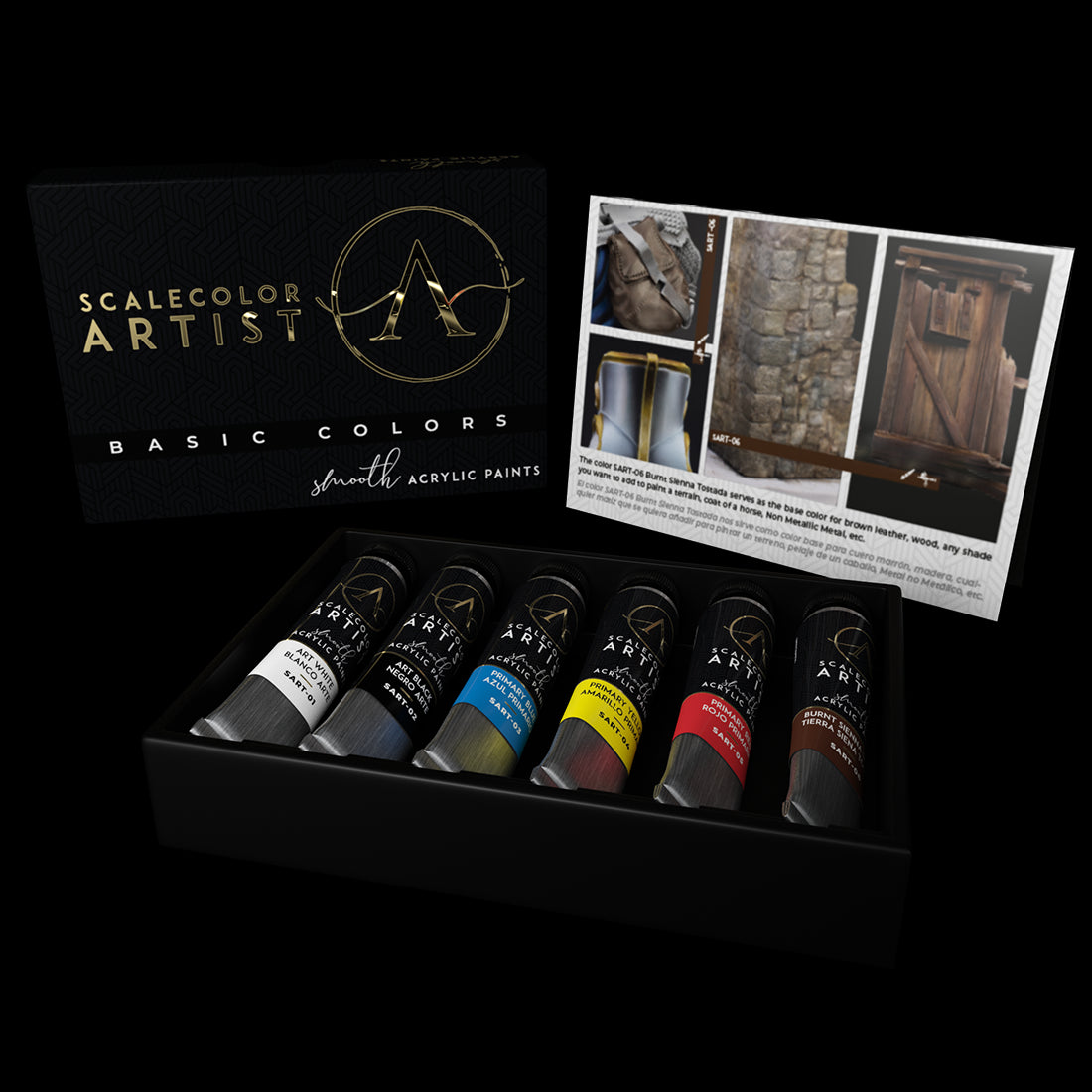 Scale75 Color Chart Scale 75 SSAR-001 Scalecolor Artist Basic Colours Paint Set — Hobby City NZ