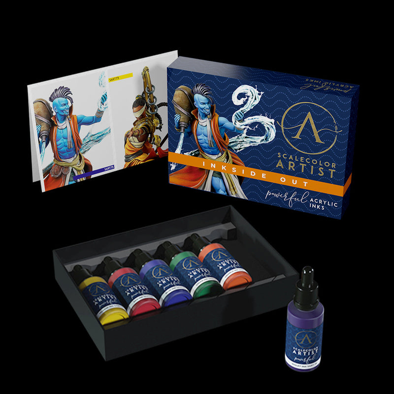 Scale 75 SSAR-014 Scalecolor Artist Inkside Out Paint Set