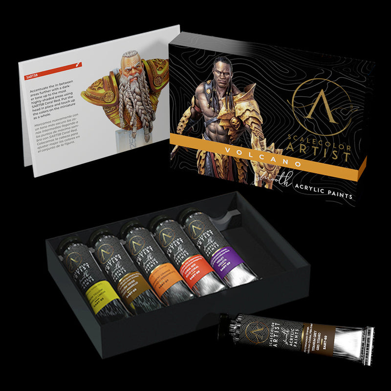 Scale 75 SSAR-011 Scalecolor Artist Volcano Paint Set