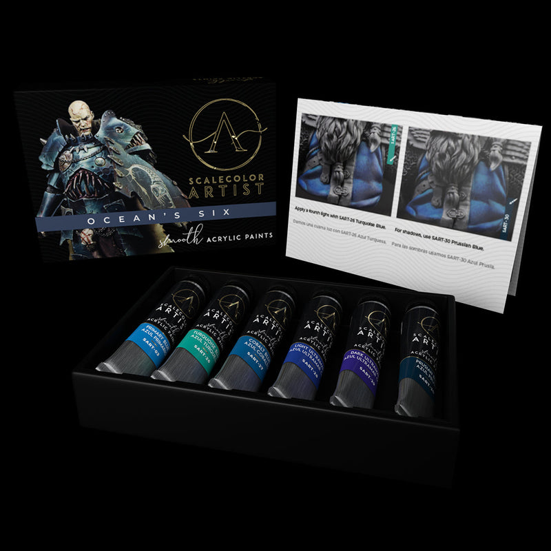 Scale 75 SSAR-006 Scalecolor Artist Oceans Six Paint Set