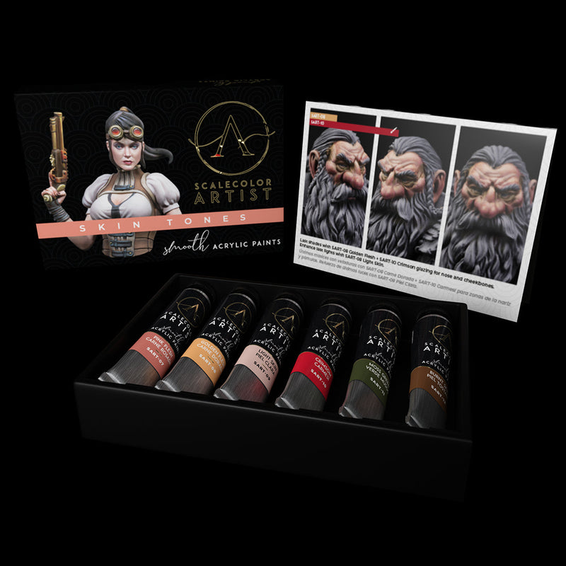Scale 75 SSAR-002 Scalecolor Artist Skin Tones Paint Set