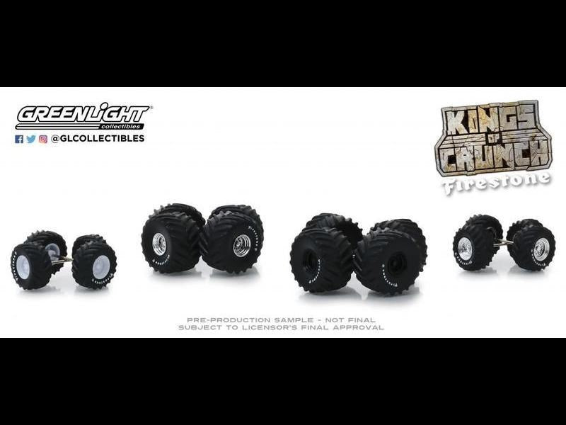 GreenLight GL-16010-A 1/64 Wheel & Tire Pack (8868013965549)