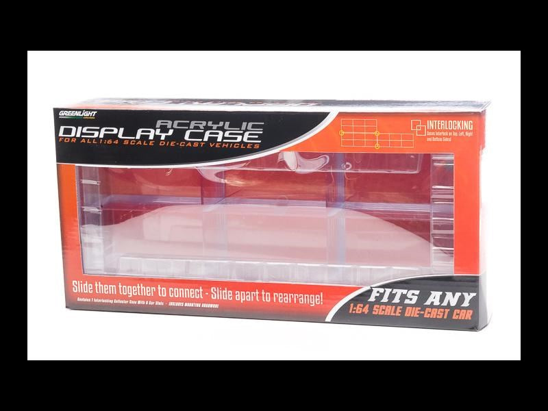 GreenLight GL-55012 1/64 1/64 Scale - 6 - Car Connecting Acrylic Display Case (8868015210733)