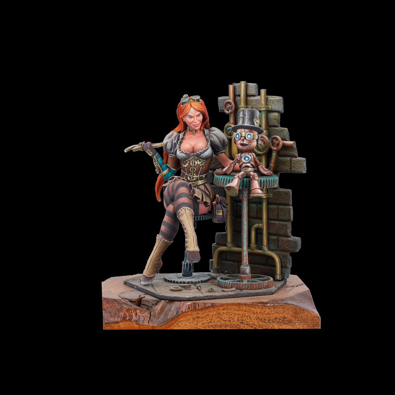 Scale 75 SSP-003 Figures Steam Wars Ilsa S Mech Lab 75mm